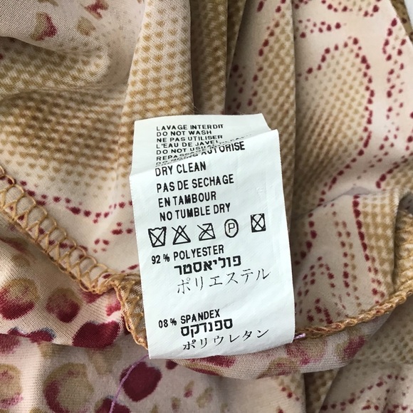 Vintage 90s SINEQUANONE snakeskin python print top - Picture 6 of 7